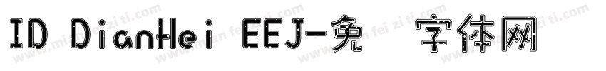 ID DianHei EEJ字体转换